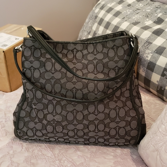 Coach Signature Classic Madison Maggie Shoulder Bag - Picture 16 of 17